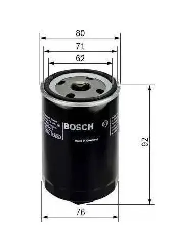 Filtro de aceite Bosch 451103318