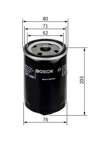 Filtro de aceite Bosch 451103338