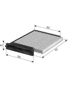 Filtro de habitáculo PURFLUX AH338 | Nissan