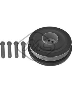 Kit Polea Cigüeñal Serie 1 Metalcaucho 40354