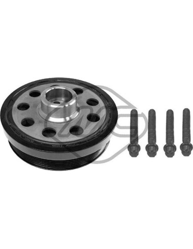 Kit Polea Cigüeñal Serie 1 Metalcaucho 40361