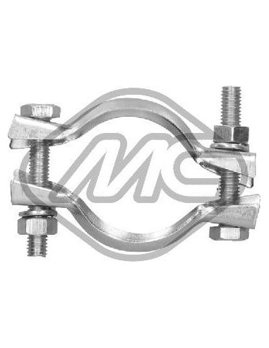 Abrazadera de tubo de escape Citroën / Peugeot 41361 Ø 49 mm
