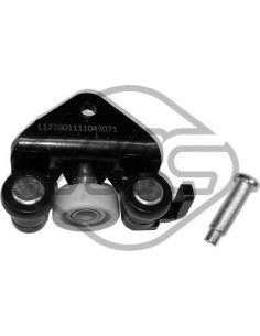 Guía de rodillos, puerta corredera Fiat 43071 Inferior derecha