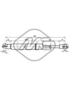 Muelle Neumático Capó Lupo