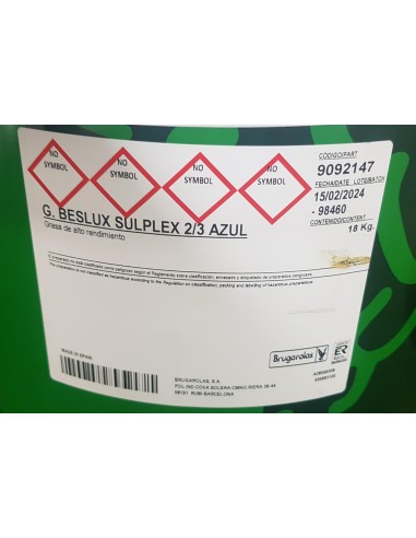 Grasa Térmica Azul Alta Presión 18KG