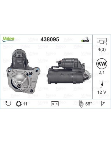 Motor de arranque VALEO 438095