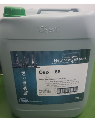 Aceite hidráulico Eni OSO 68 20 Litros