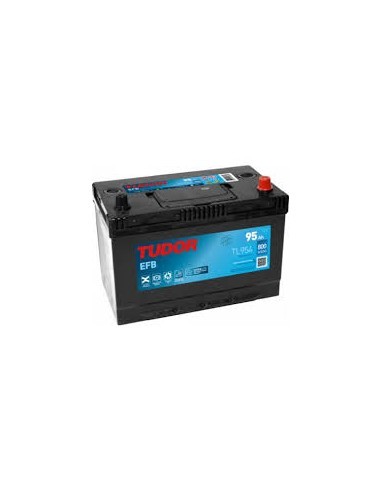 TUDOR - TL954 - Batería de arranque 12V 95AH 800EN 300X17X22 SISTEMA STAR&STOP