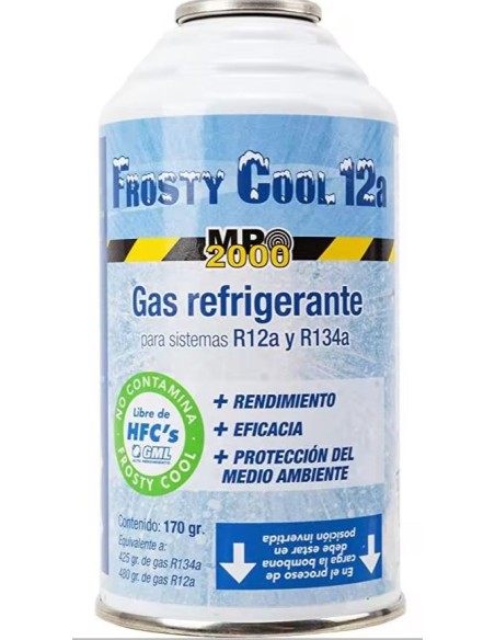 FROSTY COOL GAS REFRIGERANTE MONODOSIS PARA SISTEMAS R12A Y R134A