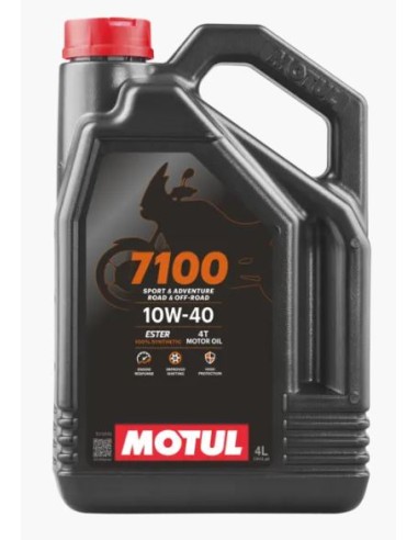 Aceite de Moto 10W40 4T 4L  Motul 7100  104092