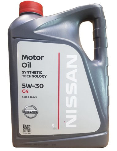 Aceite Nissan original  5W30 C4  5 LITROS