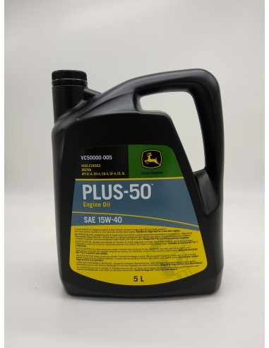 Aceite de motor 15W40 E-7 John Deere PLUS 50  5 litros