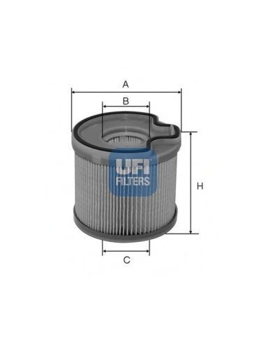Filtro combustible UFI 2669100