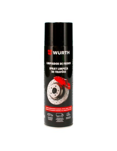 Limpiador Frenos Spray 500 Ml. Wurth 08901087