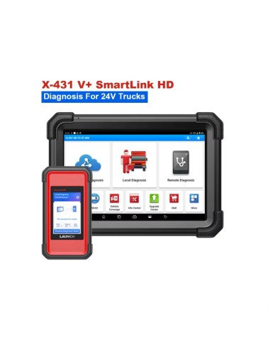 LAUNCH X431 V + SMARTLINK PARA VEHÍCULOS DE 24V ESPECIALMENTE CAMIONES