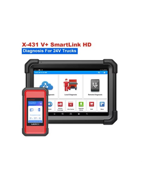 LAUNCH X431 V + SMARTLINK PARA VEHÍCULOS DE 24V ESPECIALMENTE CAMIONES