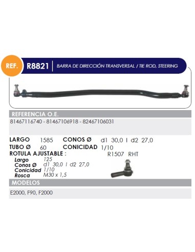 BARRA TRANSVERSAL MAN L