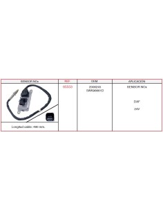 Sensor Nox Daf 24V 490Mm