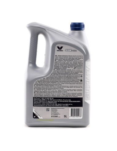 ACEITE MOTOR SINTÉTICO MST C3 SAE 5W-40 5L