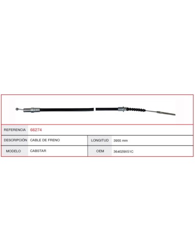 Cable De Freno Nissan Cabstar