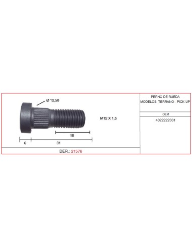 Avisador De Freno MERCEDES BENZ IVECO CASALS 21576