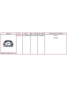PINZA DEL. IZQ. NISSAN ATLEON C/ P