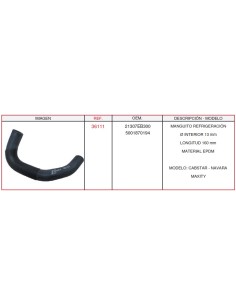 Manguito de Refrigeración Nissan / Renault – (OEM 21307EB300)