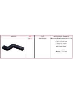 MANGUITO ADMISIÓN INTERCOOLER ATLEON