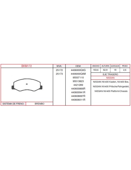 Kit Pastillas De Freno Wva.25172