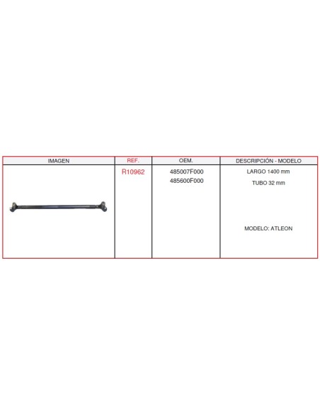 BARRA DIRECCION NISSAN