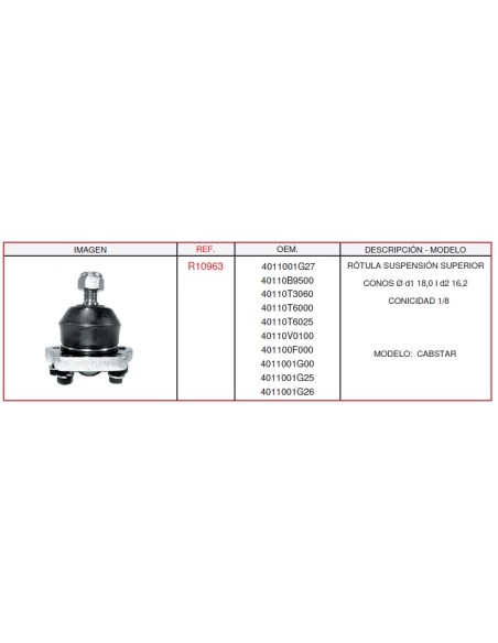 ROTULA NISSAN M14X1.5