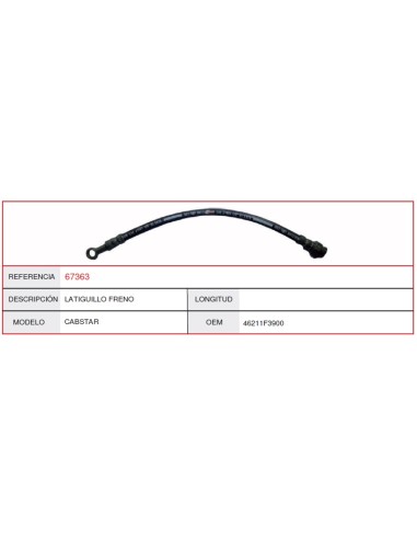 LATIGUILLO DE FRENO NISSAN CABSTAR