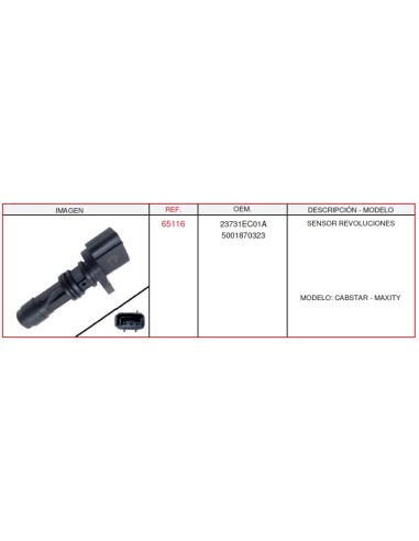 SENSOR REVOLUCIONES NISSAN CABSTAR