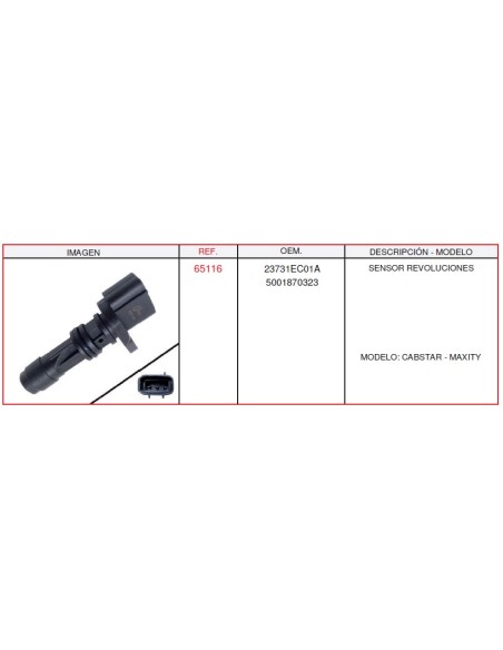 SENSOR REVOLUCIONES NISSAN CABSTAR