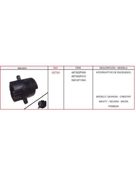 Interruptor De Encendido Nissan