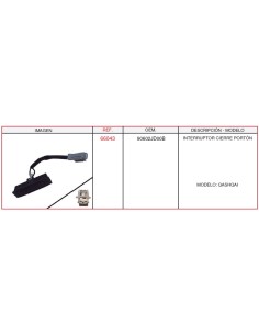 INTERRUPTOR CIERRE PORTÓN NISSAN