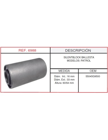 SILENTBLOCK NISSAN PATROL