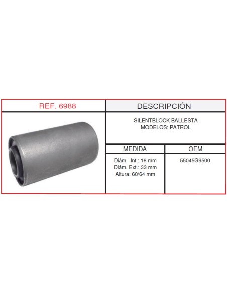 SILENTBLOCK NISSAN PATROL