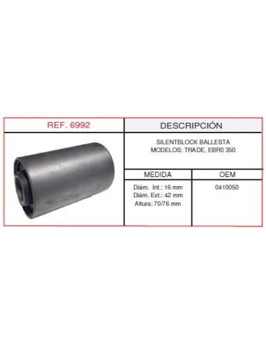 SILENTBLOCK BALLESTA NISSAN TRADE