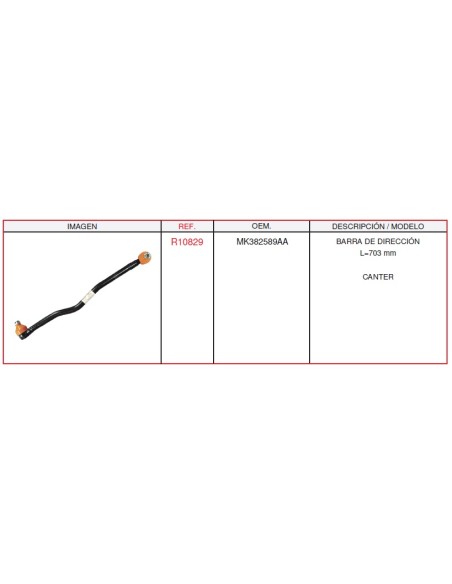 BARRA DIRECCION MITSUBISHI