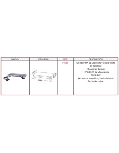 Rotativo 112 Led 12-24V Ece R65