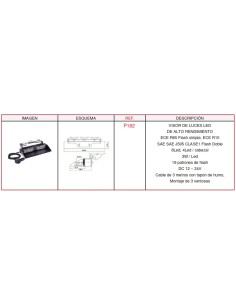 Rotativo 3W/Led Ece R65