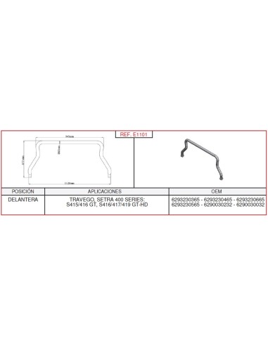 Barra Estabilizadora Mercedes L-1125Mm