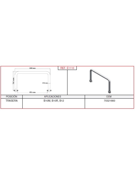 Barra Estabilizadora Volvo L-1008Mm