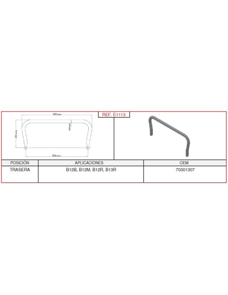 Barra Estabilizadora Volvo L-1075Mm