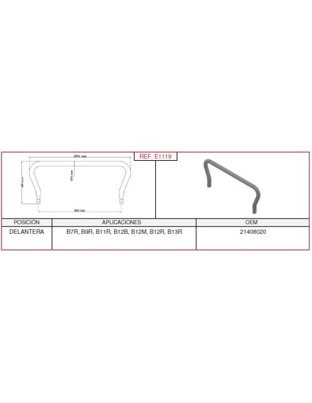 Barra Estabilizadora Volvo