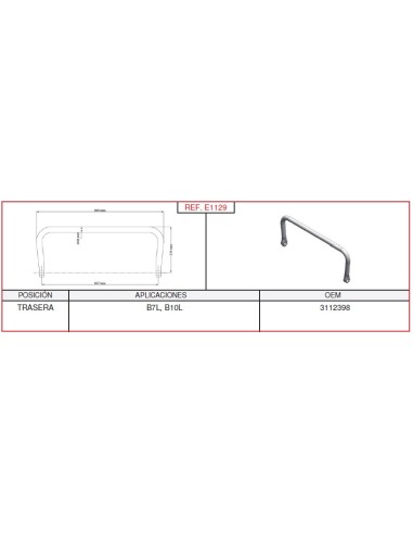 Barra Estabilizadora Volvo Trasera