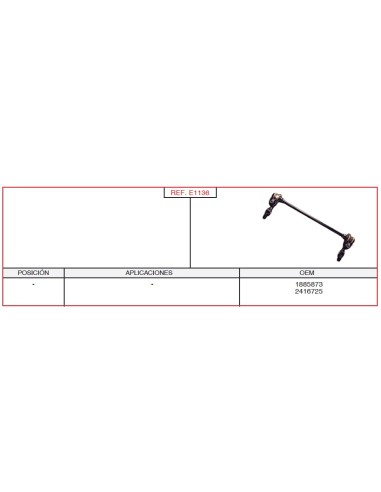 Barra Estabilizadora Cabina Scania