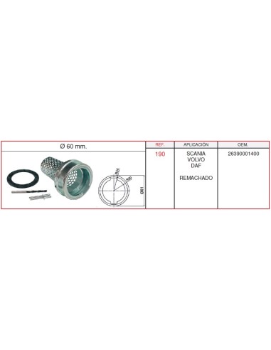 Antirrobo De Combustible MERCEDES MAN CASALS 190