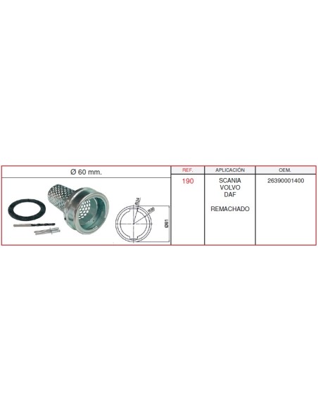 Antirrobo De Combustible MERCEDES MAN CASALS 190